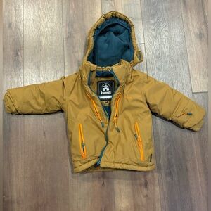 Kamik Hux Toddler Tan Winter Jacket